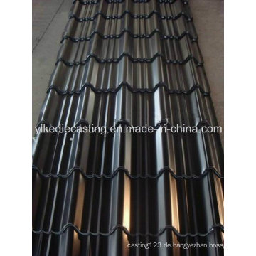 Schwarze Farbe Galvanized Corrugated Steel Roofing Sheet